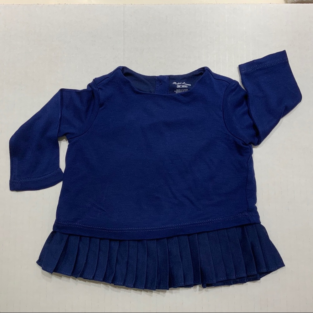 Ralph Lauren Top with pleated hem, Baby Size 3M